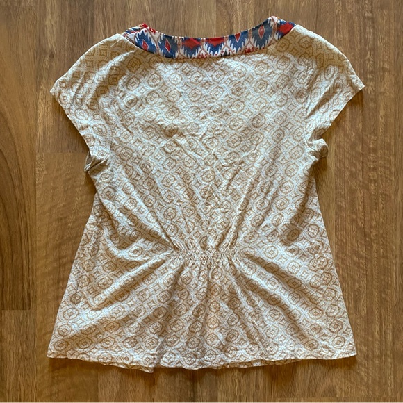 Anthropologie Akemi + Kin Patterned Bohemian Top - Picture 3 of 3